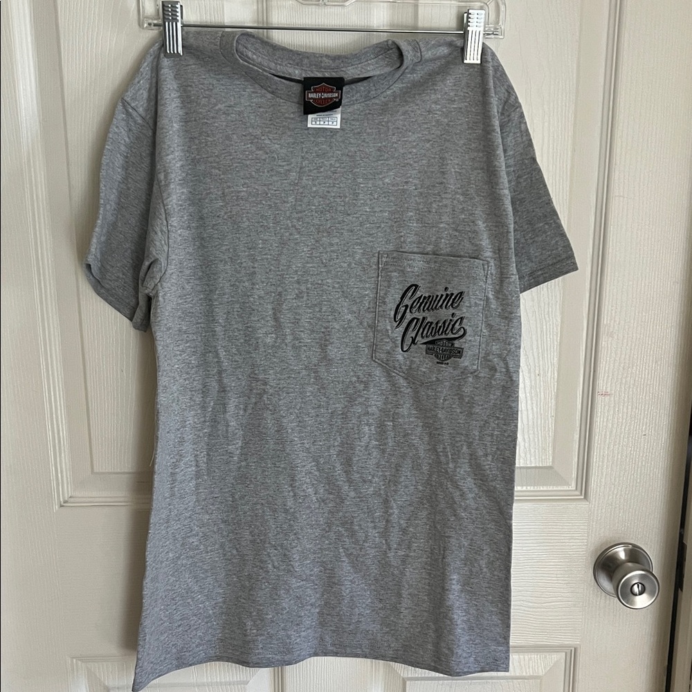 VINTAGE Harley-Davidson Gray Short Sleeve Tee
